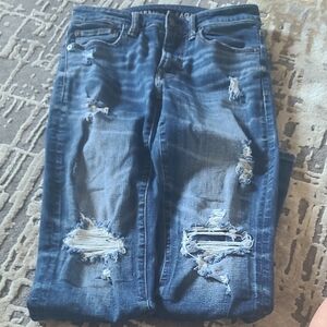 American Eagle Outfitters Dark Blue Denim